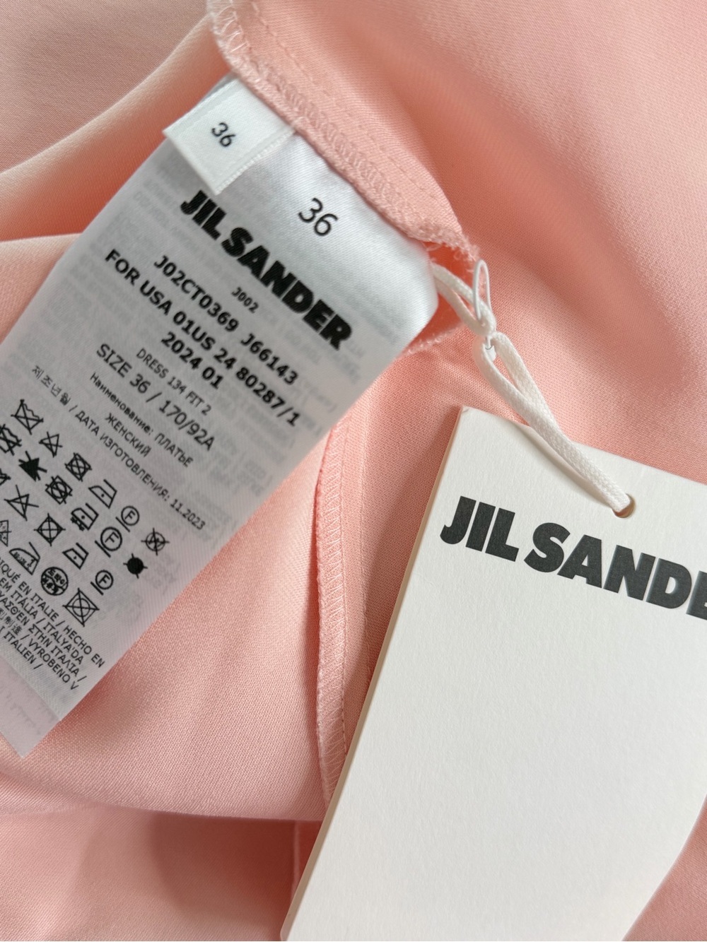 Jil Sander Silk-Blend Bias-Cut Gown Size 36 (US6) $2750 - Picture 12 of 13